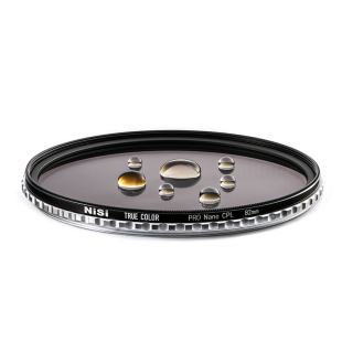 耐司True Color真彩CPL偏振镜适用于佳能尼康微单反相机40.5 49 52 58 72 82 67mm 77偏光镜色彩保真高清画质
