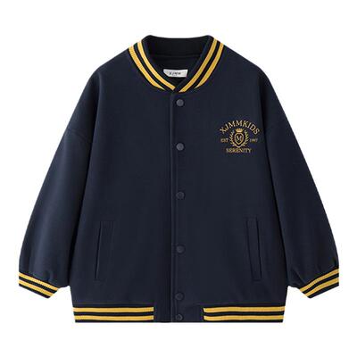 虾酱麻麻学院风呢子棒球服外套
