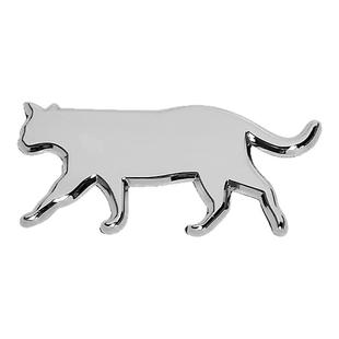 金属3D立体猫猫侧标车贴卡通可爱欧拉好猫黑猫改装装饰尾标金属贴