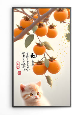 相濡以沫小富婆挂画新中式客厅画