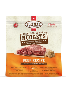 Primal主食冻干狗狗生骨肉宠物有机水果蔬菜犬用冻干狗粮 397g