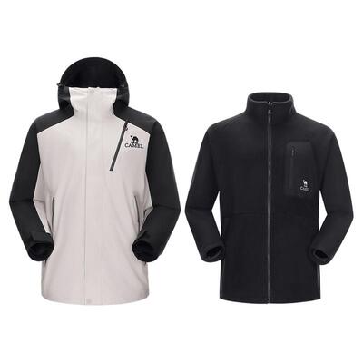 骆驼冲锋衣登山服三合一王者凯甲