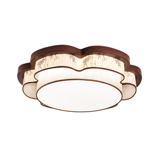 宋式美学梅花形吸顶灯客厅主灯大尺寸新中式餐厅顶灯中古风卧室灯