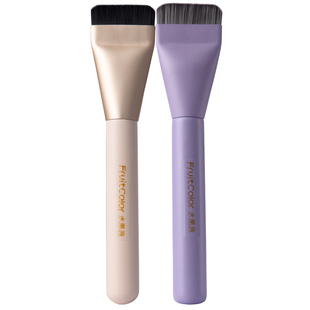 粉底刷扁头一字型刀锋平头官方旗舰店正品不易吃粉化妆师专用刷