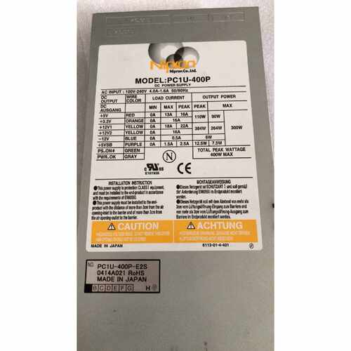 询价-pronPC1U400PE2S工控机电源还在可维修