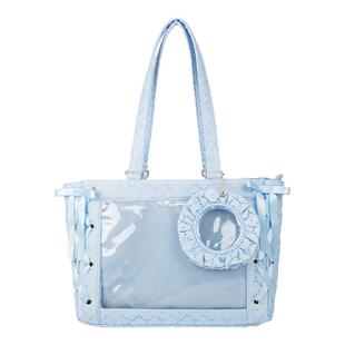 【新品】WEGO花缇蕾丝娃包痛包单肩手提托特包女痛文化谷子礼物