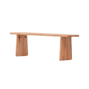 实木原木简约长凳餐桌凳带坐垫条凳入户门口换鞋凳床尾凳客厅家用