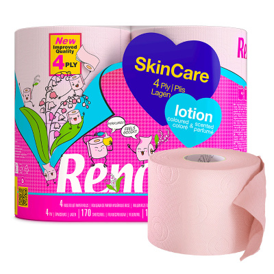 Renova樱花粉色香味卷筒纸