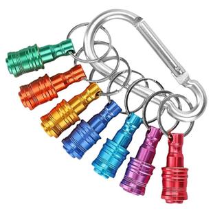 批嘴扣批咀夹批头座6.35快挂扣收纳磁吸套筒转换接头登山钥匙扣接