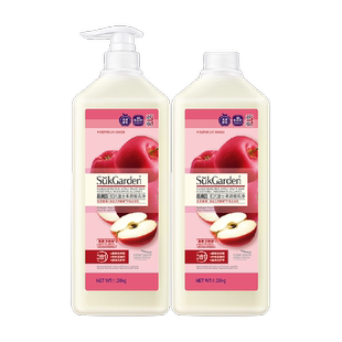 蔬果园洗洁精家庭装家用大桶实惠装食品用1.28KG*2瓶洗涤剂洗碗液