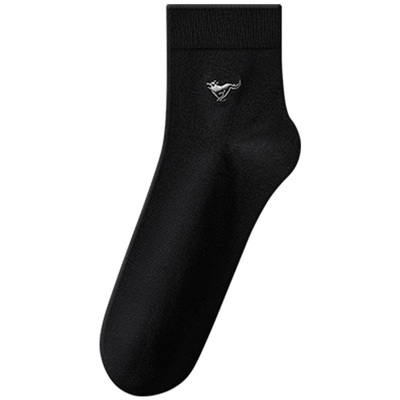七匹狼男士中筒袜百分百棉抗菌