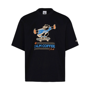 阿迪达斯三叶草男装女装夏季新款GFX TEE SS 2 运动短袖T恤KY5739