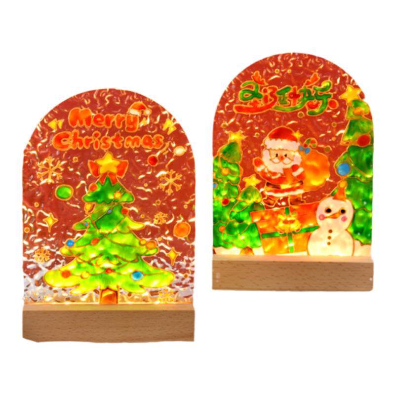 儿童节手工diy小夜灯氛围