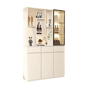 实木玄关柜入户正对门鞋柜靠墙一体屏风隔断客厅储物柜置物门厅柜