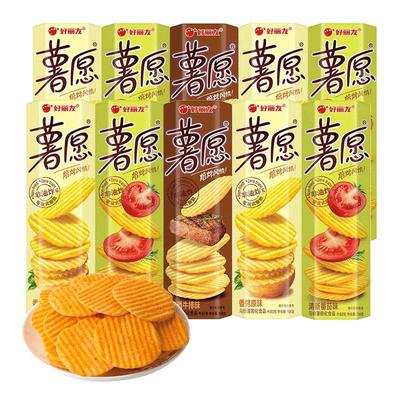 好丽友104克非油炸焙烤薯片原味