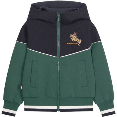 暇步士男大童外套复古撞色运动服