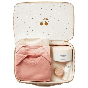 【礼物】Bonpoint小樱桃美好初遇3件套短袖连身衣满月礼盒