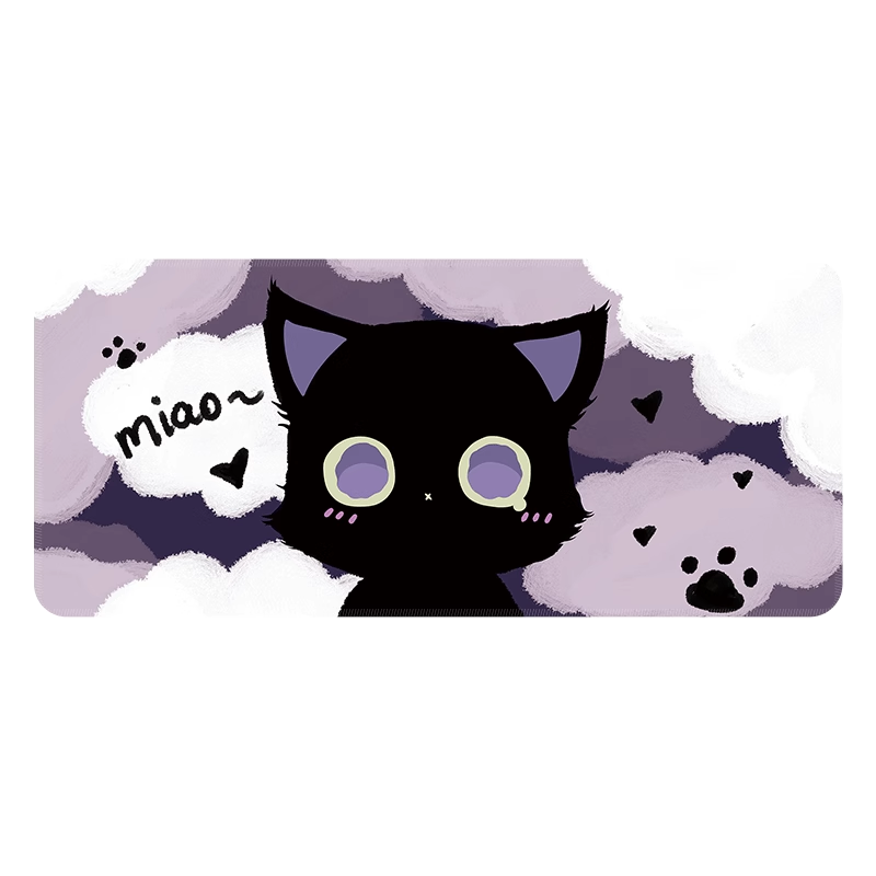 原创小猫可爱鼠标垫可定制