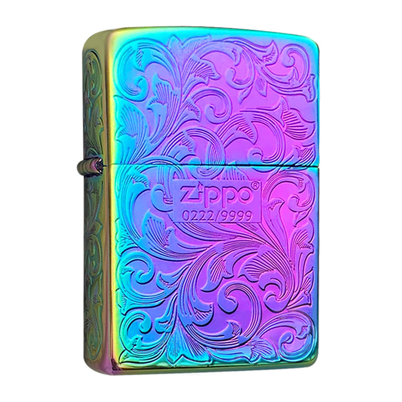 ZIPPO204b幻彩五面唐草花