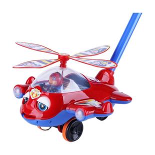 儿童学步车手推飞机宝宝婴儿玩具响铃推推乐1-2岁3岁学走路鸭子