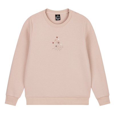 361女装春秋季圆领套头卫衣印花