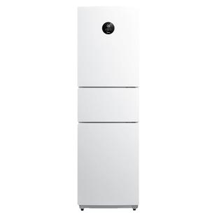 美的三门冰箱家用双变频节能一级能效小型风冷无霜智能净味