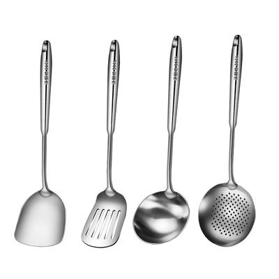 食品级316不锈钢炒勺炒菜勺铲子