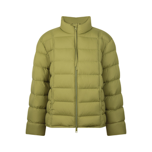 BLUEerror 云感泡芙立领保暖排骨羽绒服女短款拉链轻薄内胆外套冬