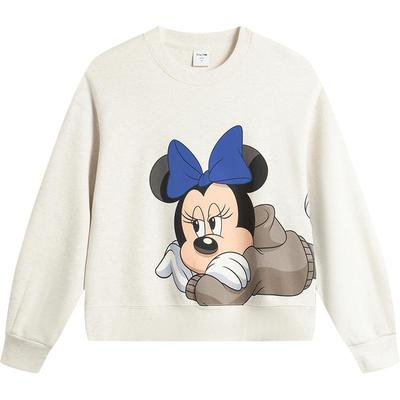 李宁迪士尼米奇女子无帽卫衣