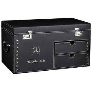 适用于奔驰后备箱收纳箱C级S级E级300L/GLC/GLE储物箱尾箱整理盒