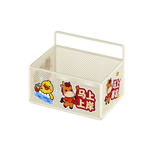 学生宿舍墙上置物架墙面免打孔寝室好物床边挂篮床头零食收纳架子