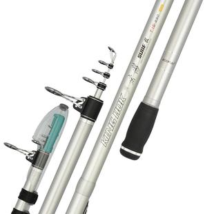 德尚碳素海钓竿竞鹤远投竿超硬长节手竿海竿鱼竿海杆抛竿甩杆渔具