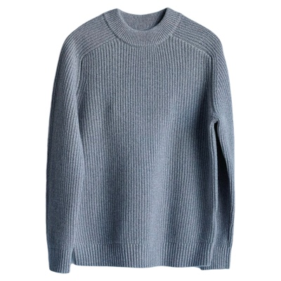 枫林晚男士羊绒花纱针织卫衣