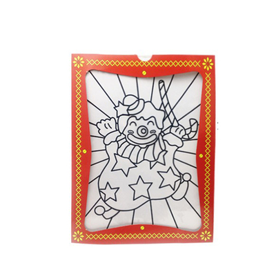 画板染色儿童大小号近景魔术