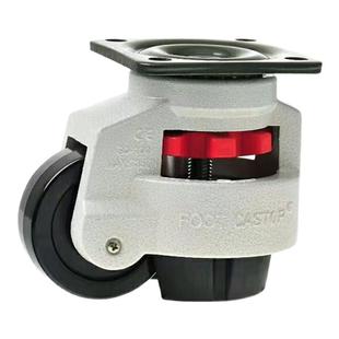 福马万向轮水平可调节脚轮60F80F100F120F40重型金属支撑设备滚轮