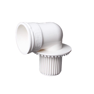 二次排水暗地漏下沉式厨房卫生间干浆层预埋PVC简二排神器50 75