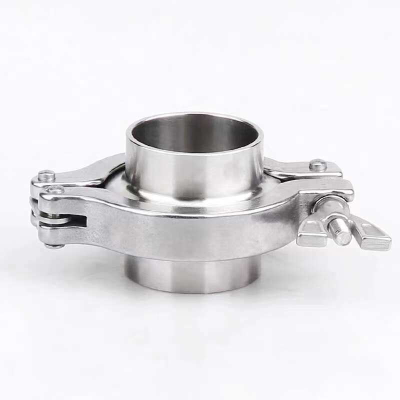 鹿悦霆KF真空接头卡箍垫圈套装304不锈钢快装法兰接头卡盘快装接