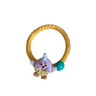 可爱曲奇饼干发绳趣味少女心头绳扎马尾皮筋发圈发饰头饰2025新款