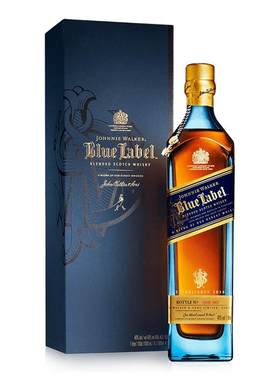【官方旗舰店】尊尼获加蓝牌蓝方调配型威士忌礼盒500ml洋酒官方