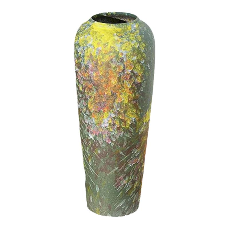莫奈的花园绿色梦幻泡泡花瓶陶瓷花瓶桌面地面大堂陶瓷花瓶绿色系