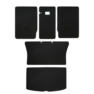 瓦赛适用特斯拉焕新版ModelY后备箱垫纳帕皮尾箱垫座椅背靠垫内饰