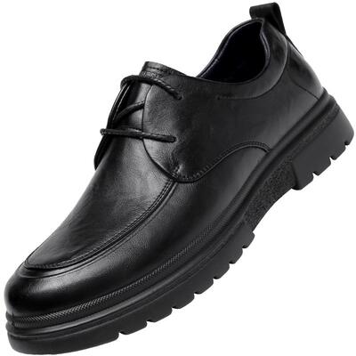 强人3515男士皮鞋冬季保暖加绒鞋