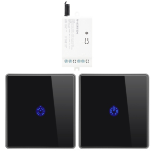 触摸无线遥控开关控制器220v面板免布线双控家用随意贴电源大功率