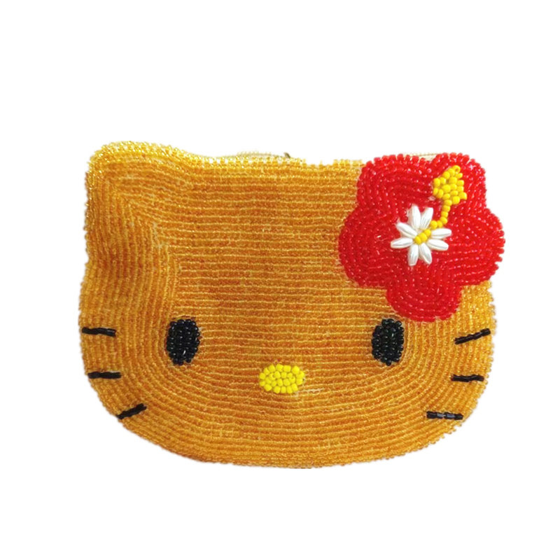 手工零钱包HelloKitty中古风女
