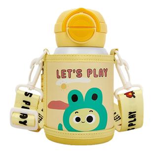 巴拉巴拉儿童保温杯男童女童吸管杯2025新款316L不锈钢便携水杯潮