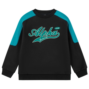 乔丹男童加绒卫衣儿童半高领上衣2026冬季新款中大童加厚保暖衣服