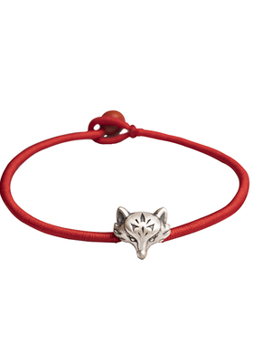 原创九尾狐狸手链超细极简招花