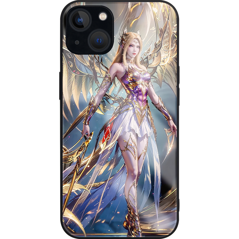斗罗大陆千仞雪手机壳12苹果13promax适用iphone15华为P60红米K50电竞版vivoIQOO8一加玻璃OP