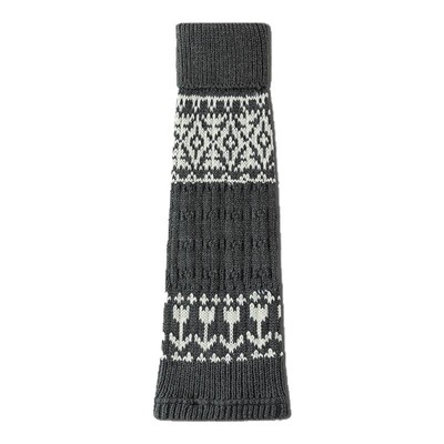 复古费尔岛堆堆袜套保暖配雪地靴