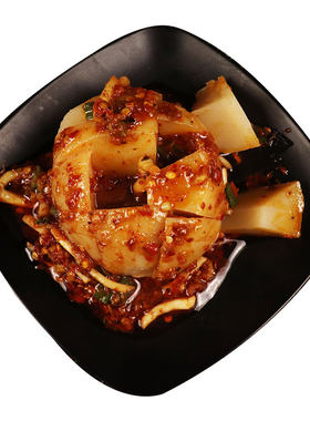 贵州特产个个米豆腐 铜仁江口美食小吃酸辣凉拌米豆腐8个